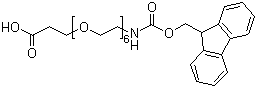 CAS 登录号：882847-34-9, 5,8,11,14,17,20-六氧杂-2-氮杂二十三碳二酸 1-(9H-芴-9-基甲基)酯