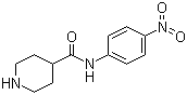 CAS # 883106-59-0, N-(4-Nitrophenyl)piperidine-4-carboxamide, Piperidine-4-carboxylic acid (4-nitrophenyl)amide