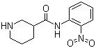 CAS 登录号：883106-67-0, N-(2-硝基苯基)哌啶-3-甲酰胺