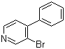 structure of CAS# 88345-89-5, 4-苯基-3-溴吡啶