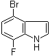 structure of CAS# 883500-66-1, 4-溴-7-氟吲哚