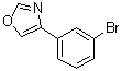 structure of CAS# 883527-60-4, 4-(3-Bromophenyl)oxazole