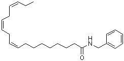 structure of CAS# 883715-18-2, (9Z,12Z,15Z)-N-苄基-9,12,15-十八碳三烯酰胺