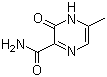 CAS # 88394-05-2, 3,4-Dihydro-5-methyl-3-oxo-2-pyrazinecarboxamide, 3-Hydroxy-5-methyl-pyrazinecarboxamide, NSC 157781