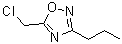 CAS # 884058-04-2, 5-(Chloromethyl)-3-propyl-1,2,4-oxadiazole