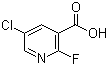 CAS 登录号：884494-57-9, 5-氯-2-氟吡啶-3-羧酸