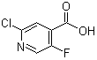 CAS 登录号：884494-74-0, 2-氯-5-氟-4-吡啶甲酸