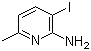 structure of CAS# 884495-19-6, 3-碘-6-甲基吡啶-2-胺
