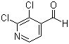 structure of CAS# 884495-41-4, 2,3-二氯吡啶-4-甲醛