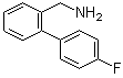structure of CAS# 884504-18-1, 4'-氟联苯基-2-甲胺