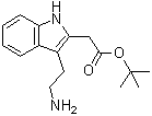 CAS 登录号：885270-62-2, 3-(2-氨基乙基)-1H-吲哚-2-乙酸叔丁酯