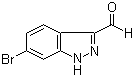 structure of CAS# 885271-72-7, 6-溴-1H-吲唑-3-甲醛