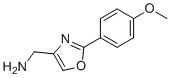 structure of CAS# 885272-87-7, (2-(4-Methoxyphenyl)oxazol-4-YL)methanamine