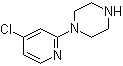 structure of CAS# 885277-30-5, 1-(4-氯吡啶-2-基)哌嗪