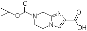 structure of CAS# 885281-30-1, 7-叔丁氧羰基-5,6-二氢-8H-咪唑并[1,2-a]吡嗪-2-甲酸