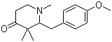 CAS 登录号：88532-25-6, 2-[(4-甲氧基苯基)甲基]-1,3,3-三甲基-4-哌啶酮