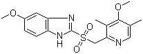 structure of CAS# 88546-55-8, 奥美拉唑砜