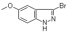 CAS # 885519-30-2, 3-Bromo-5-methoxy-1H-indazole