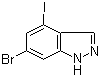 CAS # 885519-41-5, 6-Bromo-4-iodo-1H-indazole