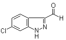structure of CAS# 885521-37-9, 6-氯-1H-吲唑-3-甲醛