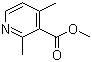 structure of CAS# 885951-84-8, 2,4-二甲基-3-吡啶羧酸甲酯