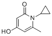 structure of CAS# 886185-99-5, 1-Cyclopropyl-4-hydroxy-6-methyl-1,2-dihydropyridin-2-one