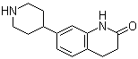 structure of CAS# 886362-81-8, 3,4-Dihydro-7-(4-piperidinyl)-2(1H)-quinolinone