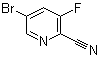 structure of CAS# 886373-28-0, 5-溴-3-氟吡啶-2-甲腈