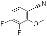 structure of CAS# 886496-72-6, 3,4-二氟-2-甲氧基苯甲腈