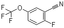 structure of CAS# 886498-08-4, 2-氟-5-(三氟甲氧基)苯甲腈