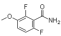 structure of CAS# 886498-26-6, 2,6-Difluoro-3-methoxybenzamide