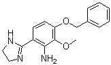 CAS 登录号：887202-50-8, 3-(苄氧基)-6-(4,5-二氢-1H-咪唑-2-基)-2-甲氧基苯胺