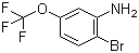 structure of CAS# 887267-47-2, 2-Bromo-5-(trifluoromethoxy)aniline
