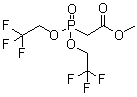structure of CAS# 88738-78-7, [Bis(2,2,2-trifluoroethoxy)phosphoryl]acetic acid methyl ester