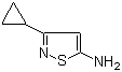 structure of CAS# 887405-00-7, 3-环丙基-5-异噻唑胺