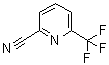 structure of CAS# 887583-52-0, 6-(三氟甲基)吡啶-2-甲腈