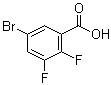 structure of CAS# 887585-64-0, 5-溴-2,3-二氟苯甲酸