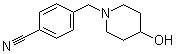 structure of CAS# 887593-88-6, 4-[(4-羟基-1-哌啶基)甲基]苯腈