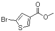 structure of CAS# 88770-19-8, 5-溴噻吩-3-羧酸甲酯