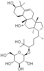 CAS # 88901-46-6, Mogroside I-A1, (3beta,9beta,10alpha,11alpha,24R)-3,11,25-Trihydroxy-9-methyl-19-norlanost-5-en-24-yl beta-D-glucopyranoside, Mogroside I-A