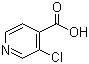 structure of CAS# 88912-27-0, 3-氯异烟酸