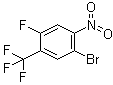 structure of CAS# 889459-13-6, 1-溴-4-氟-2-硝基-5-(三氟甲基)苯