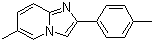 structure of CAS# 88965-00-8, 6-甲基-2-(4-甲基苯基)咪唑[1,2-a]吡啶