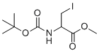 CAS # 889670-02-4, Methyl 2-((tert-butoxycarbonyl)amino)-3-iodopropanoate, methyl 3-iodo-2-[(2-methylpropan-2-yl)oxycarbonylamino]propanoate