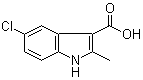 CAS 登录号：889942-69-2, 5-氯-2-甲基-1H-吲哚-3-羧酸