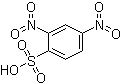 structure of CAS# 89-02-1, 2,4-Dinitrobenzenesulfonic acid