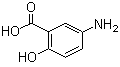 structure of CAS# 89-57-6, 5-氨基水杨酸