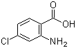 CAS # 89-77-0, 2-Amino-4-chlorobenzoic acid, 4-Chloroanthranilic acid