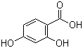 structure of CAS# 89-86-1, 2,4-Dihydroxybenzoic acid