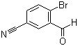 CAS # 89003-95-2, 2-Bromo-5-cyanobenzaldehyde, 4-Bromo-3-formylbenzonitrile